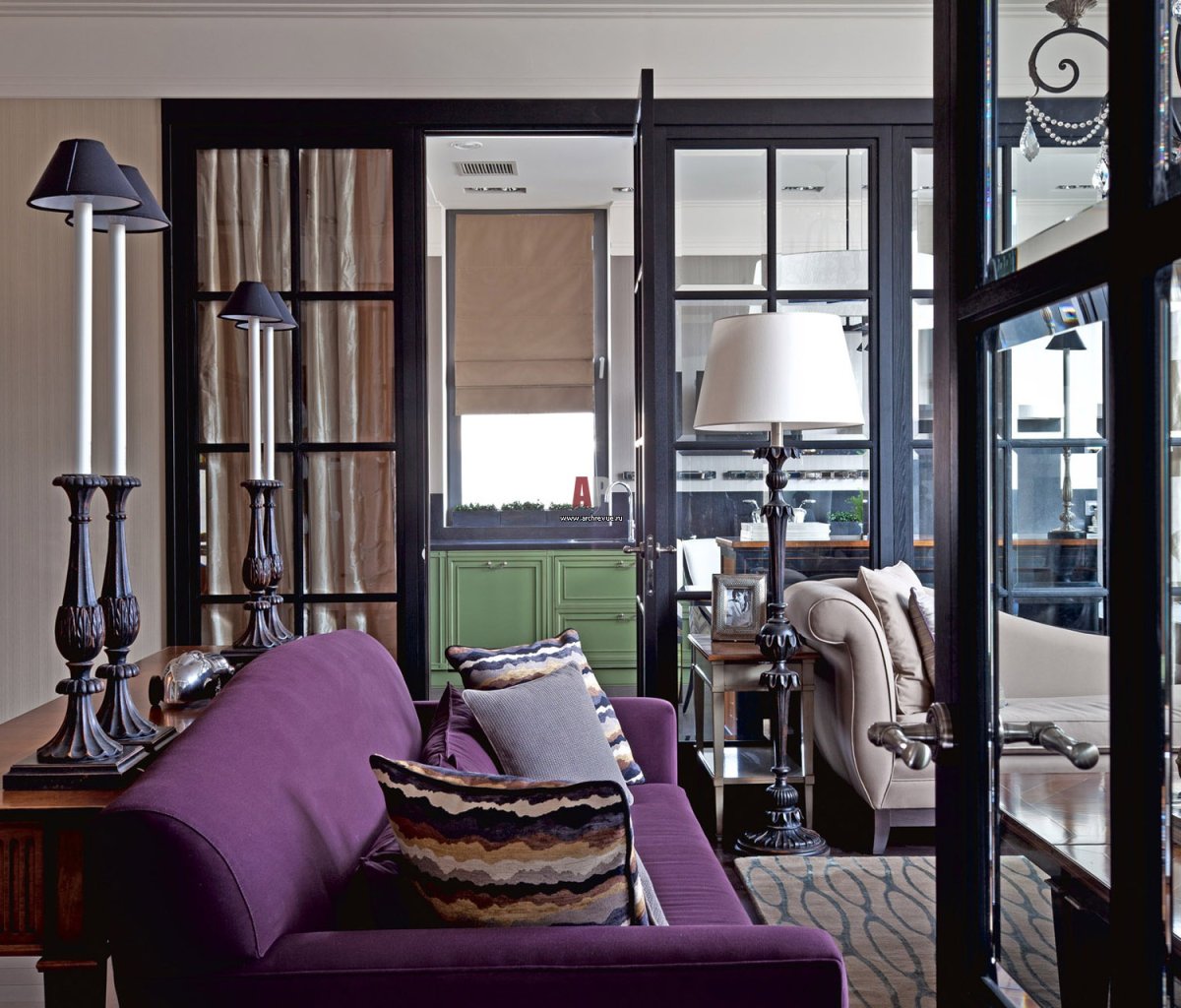 Скандинавский стиль панорамные окна