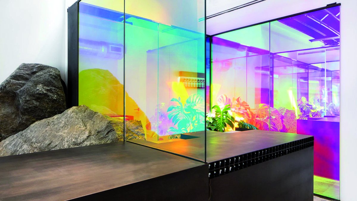 Статическая витражная пленка для стекла