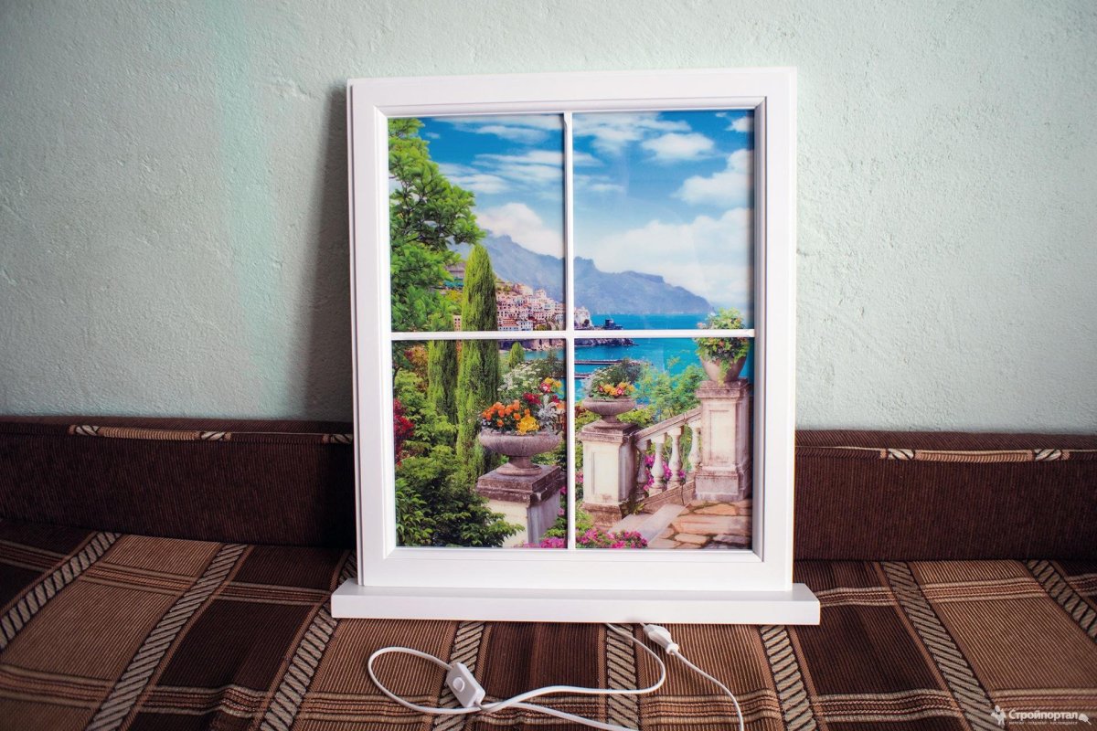 Имитация окна с подсветкой