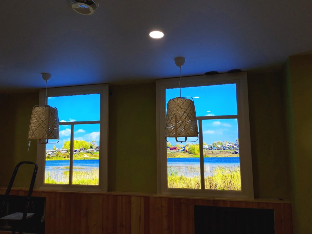 Светодиодные имитация окна