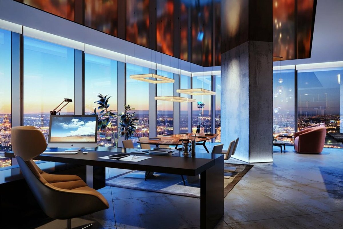 Пентхаус Нью Йорк гостиная