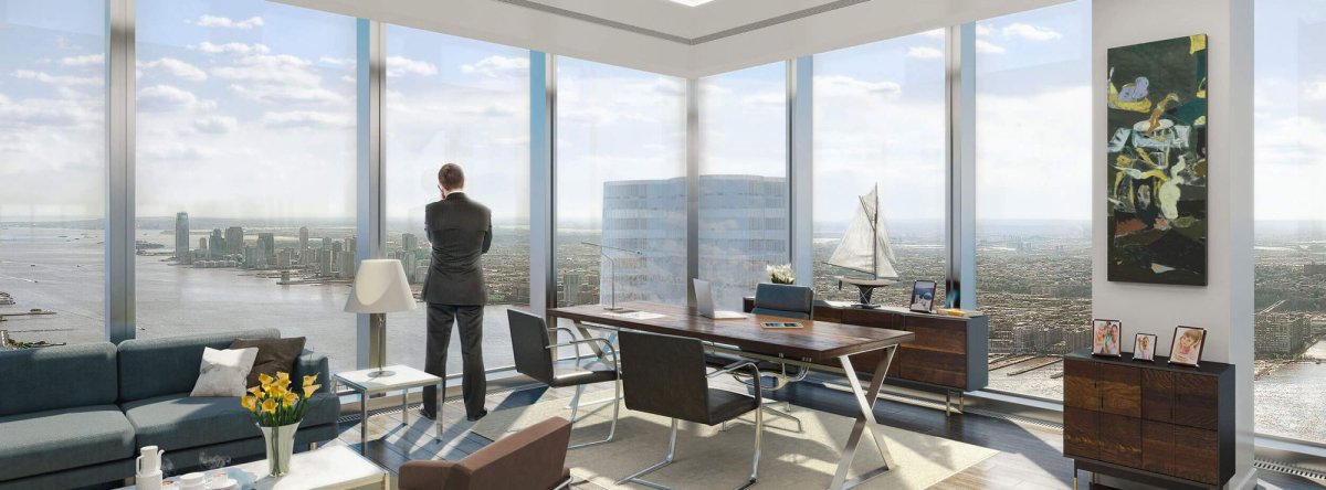 Офисное помещение с панорамными окнами