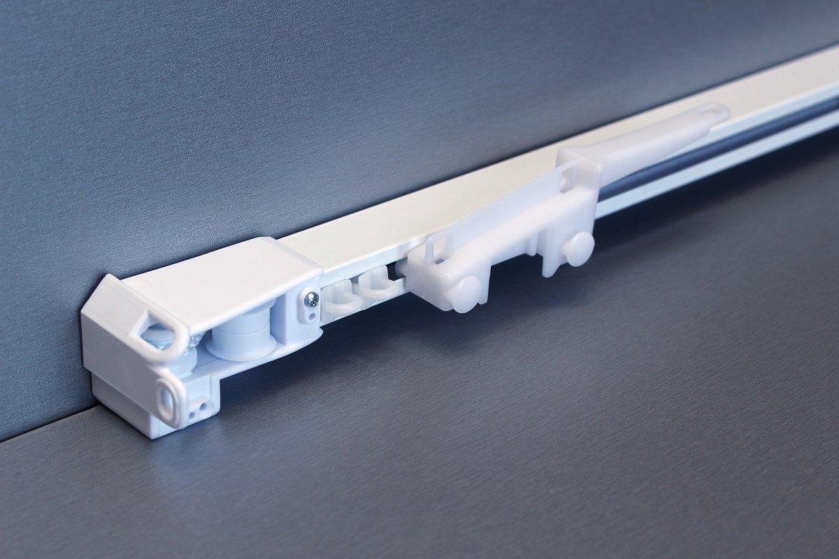 Карниз профильный с ручным управлением (белый, 80 см)