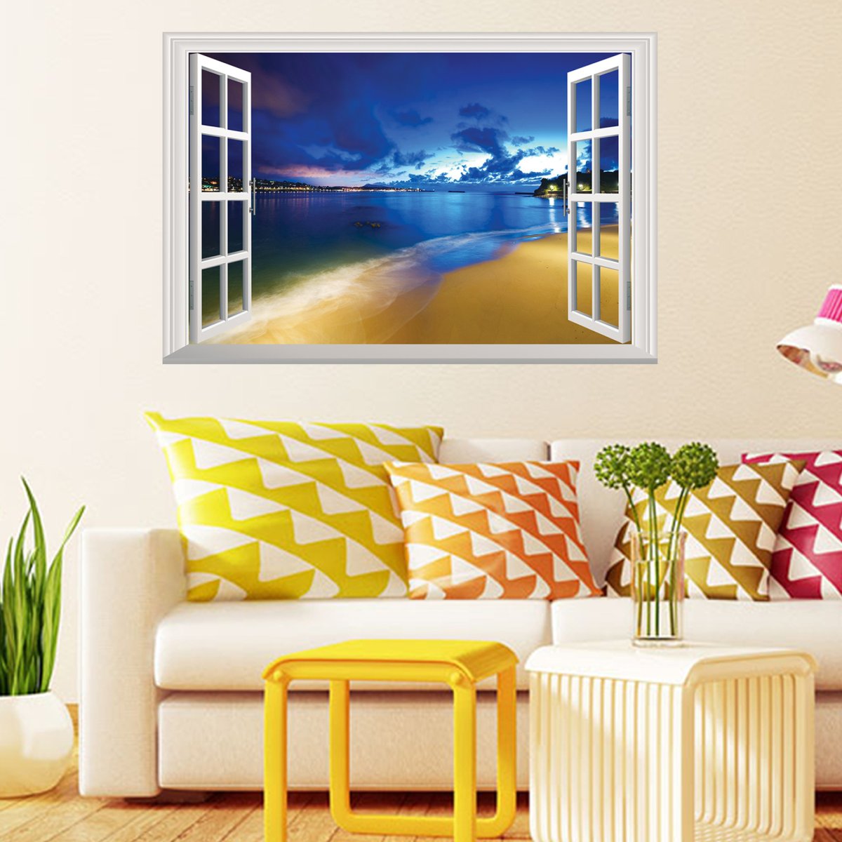 Интерьерные наклейки на стену тропики