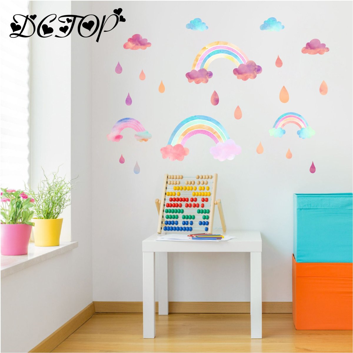 Радужные обои для стен