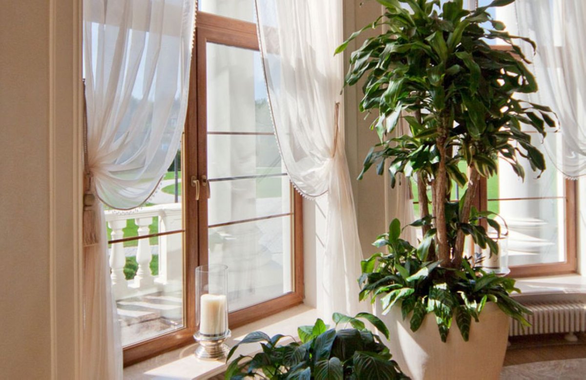 Красивые пластиковые окна для квартиры