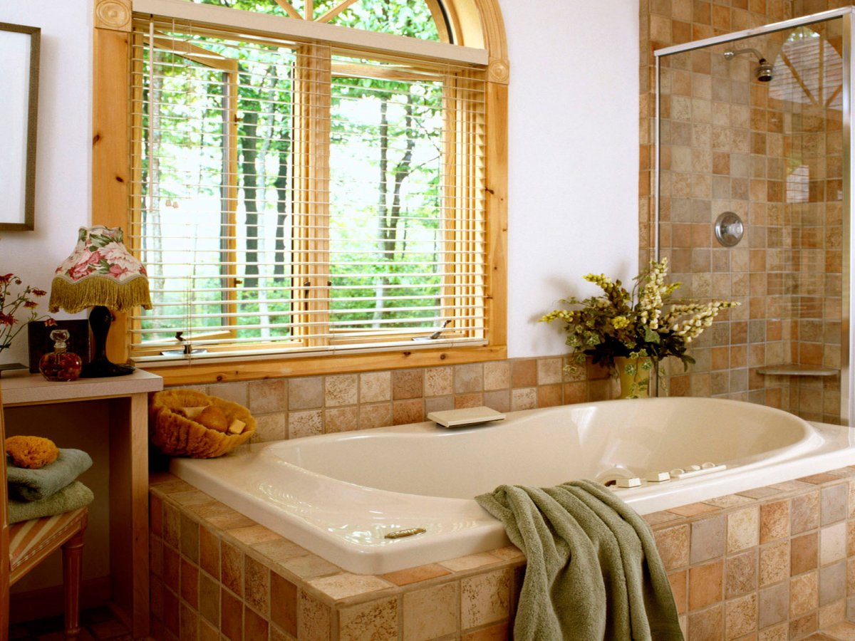 Уютная ванная комната