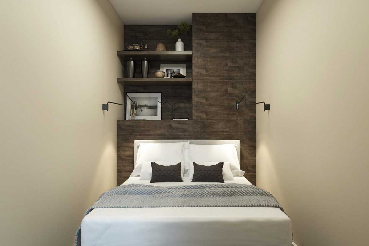 Маленькие спальни без окон