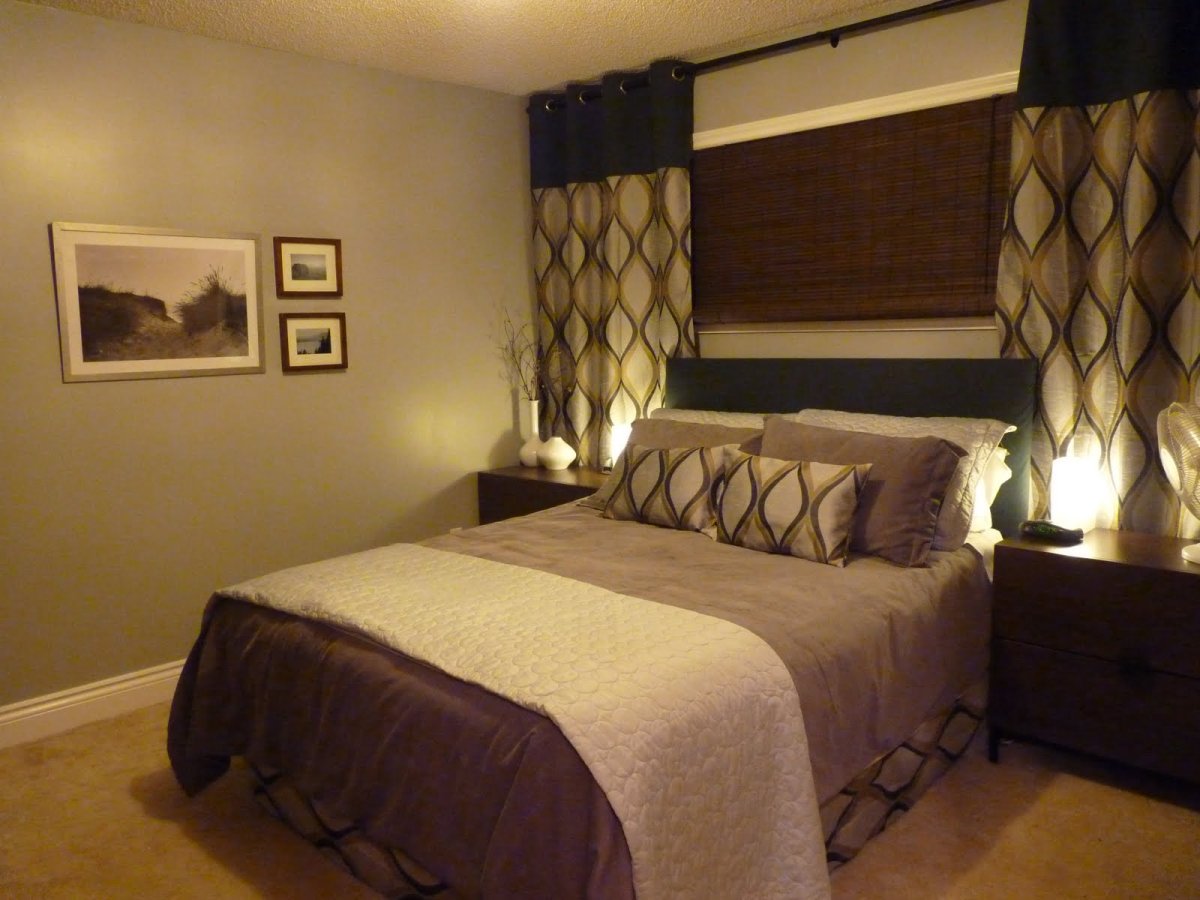 Глухая комната спальня