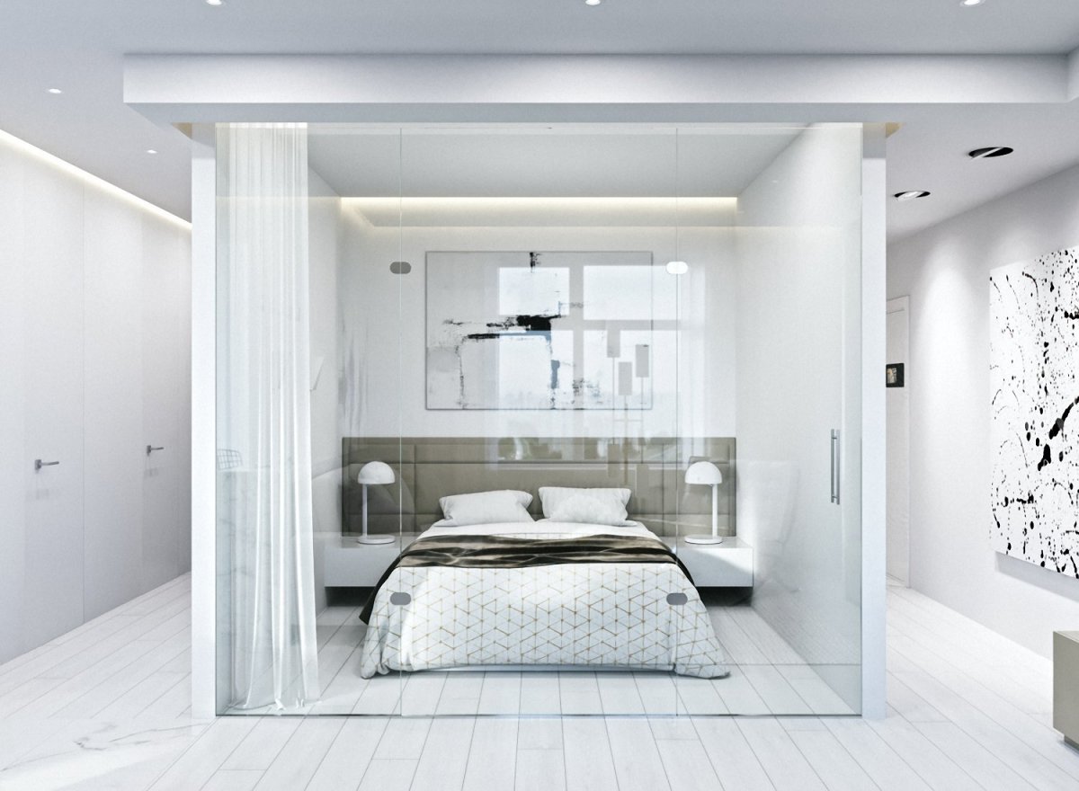 Глухая спальня без окна