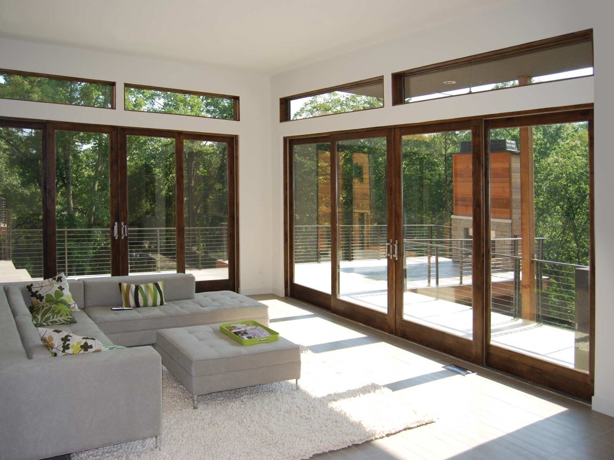 Окна на веранду на даче