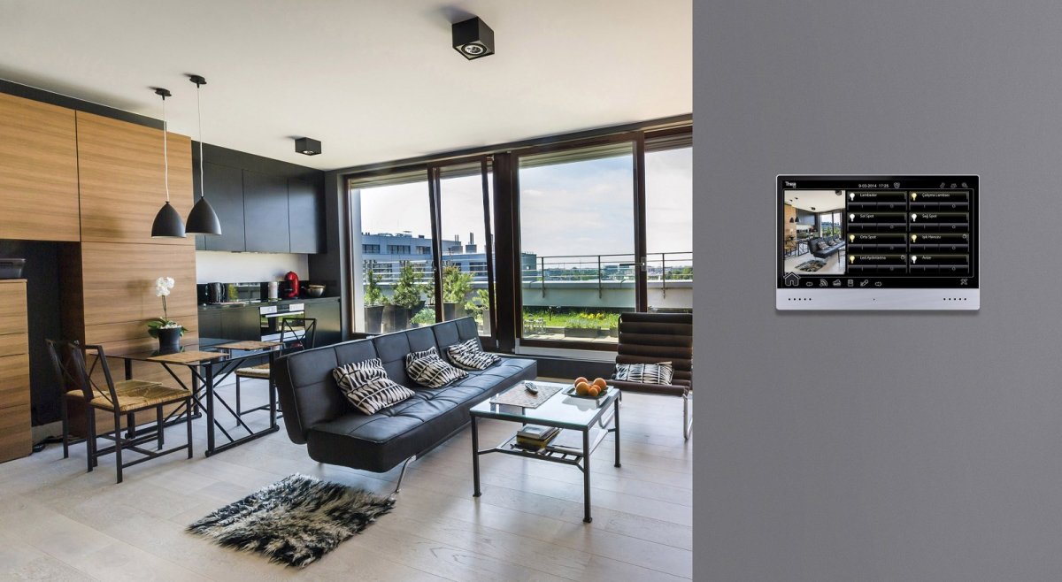 Кухня с панорамными окнами