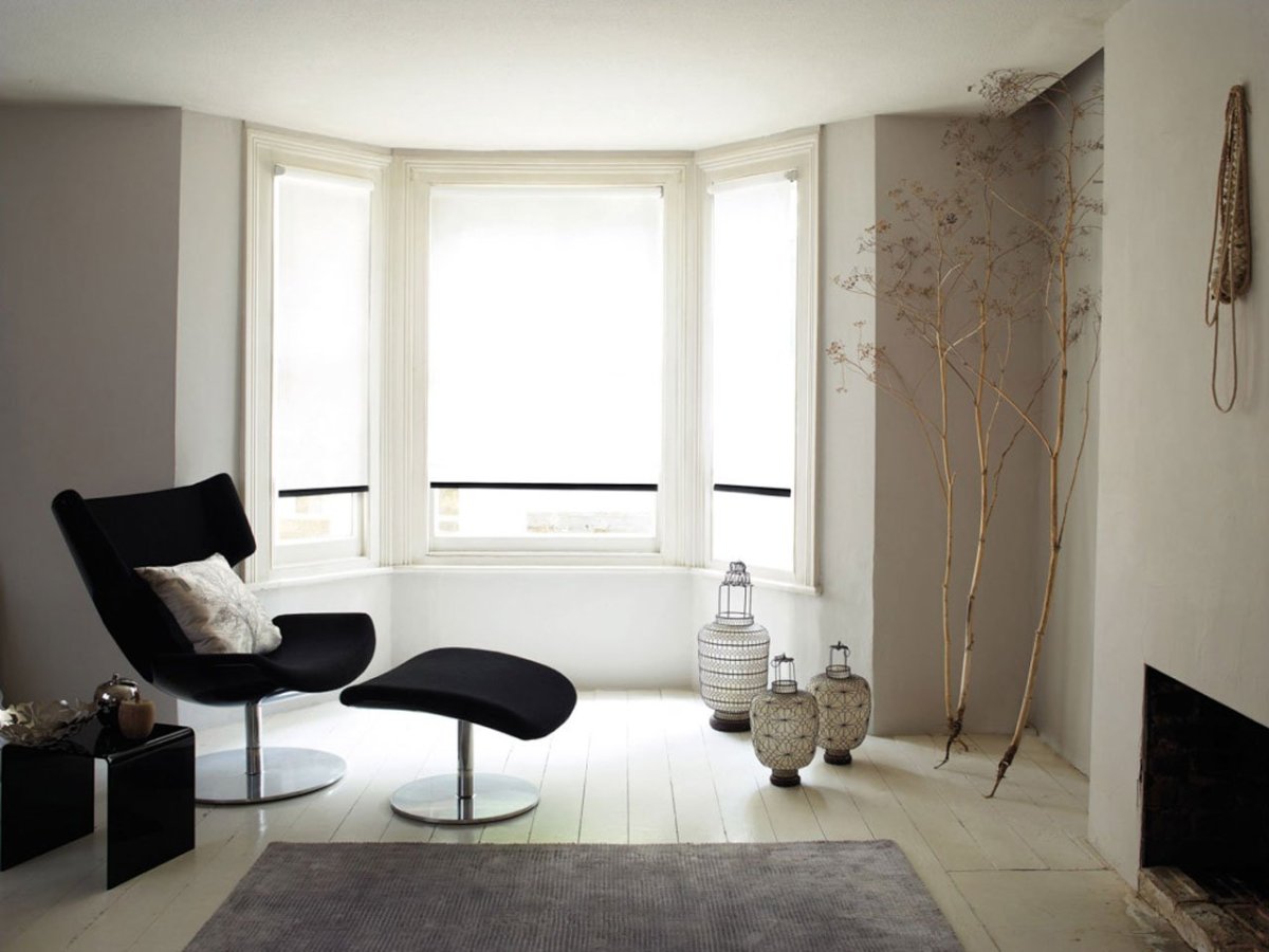 Интерьер без штор