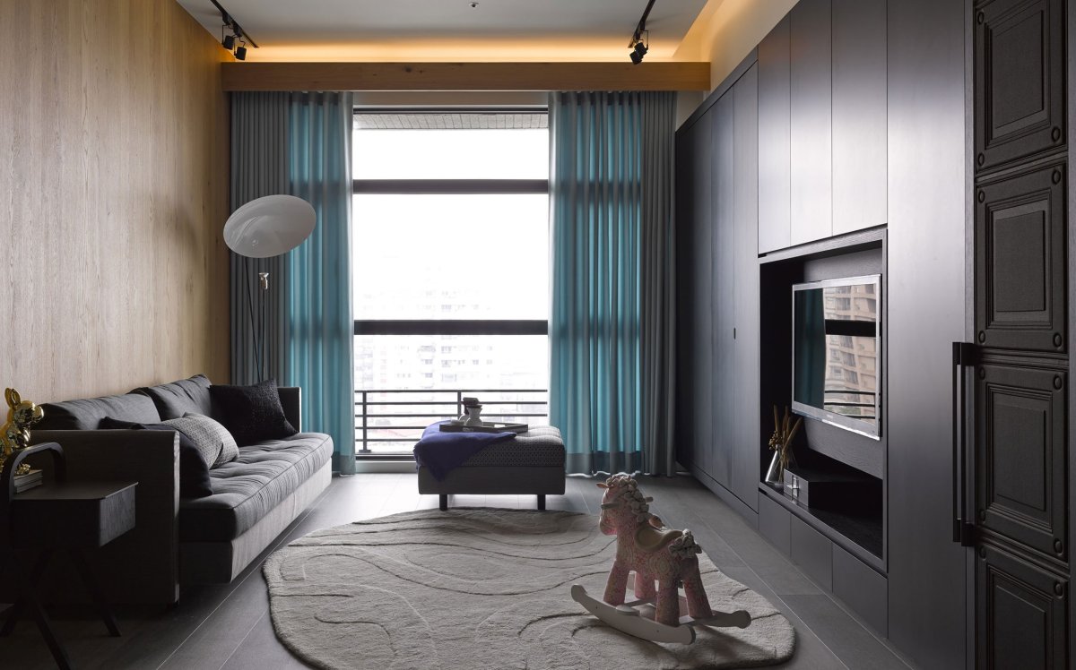 Гостиная от пола до потолка