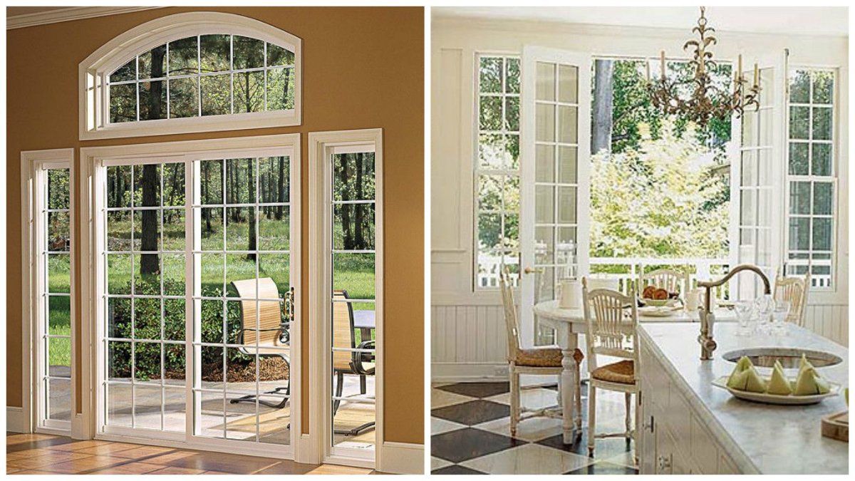 Французские окна в интерьере