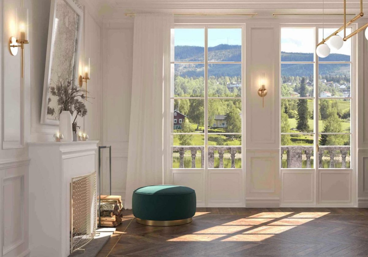 Французские окна в интерьере