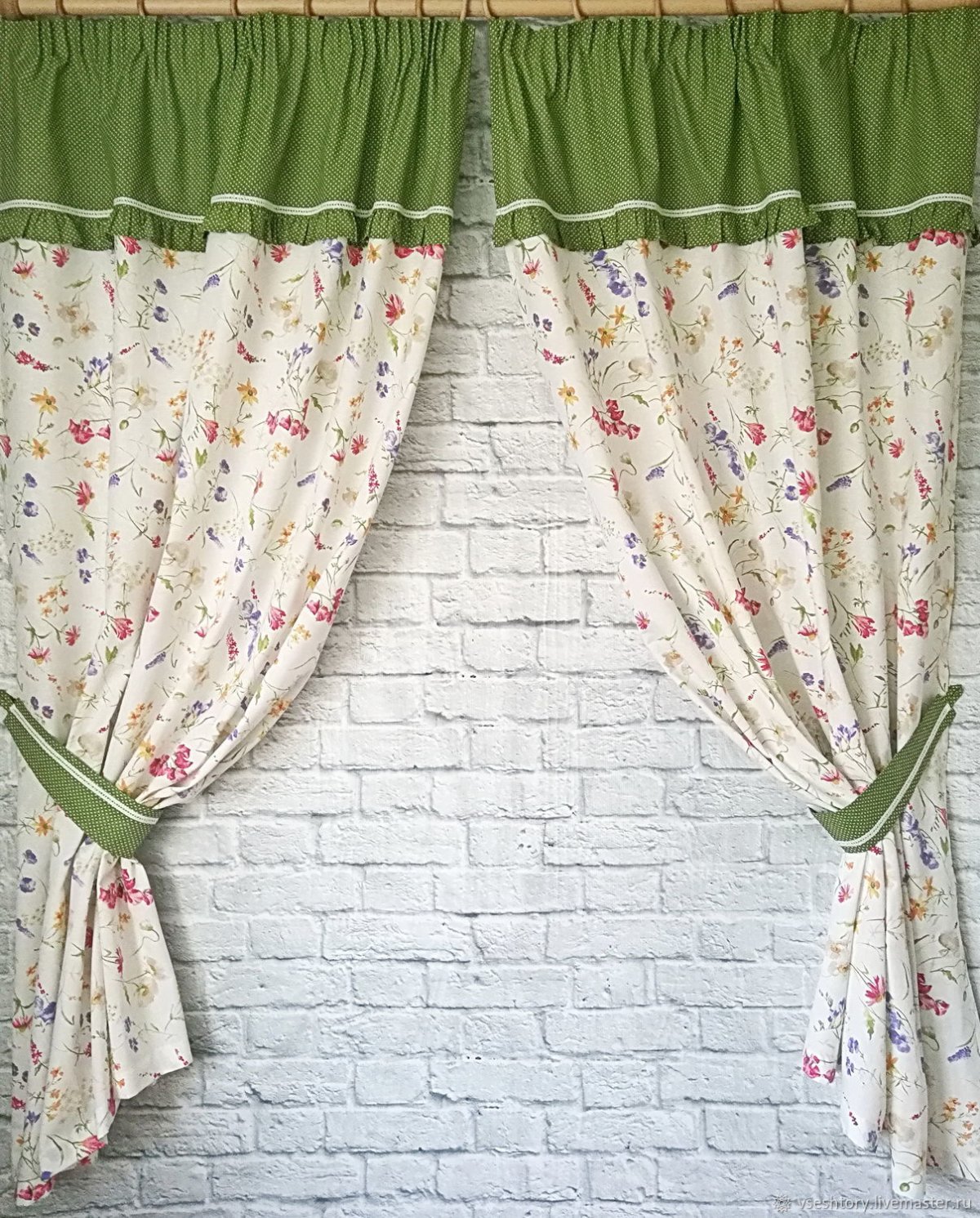 Шторы в деревенском стиле