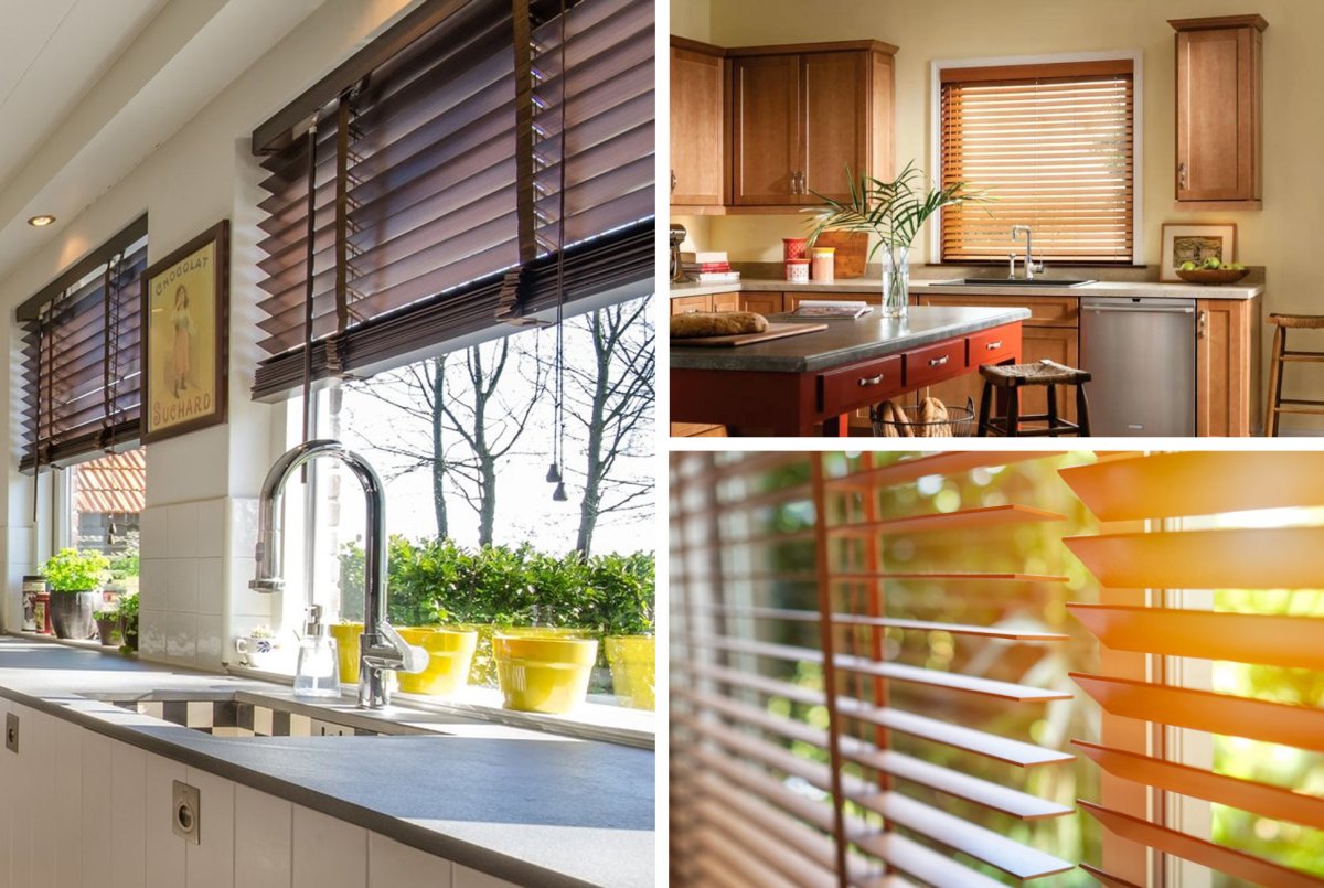 Горизонтальные деревянные жалюзи Модерн 50мм