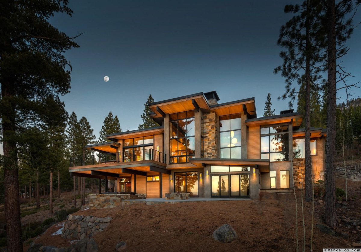 Современное Contemporary Chalet Architecture