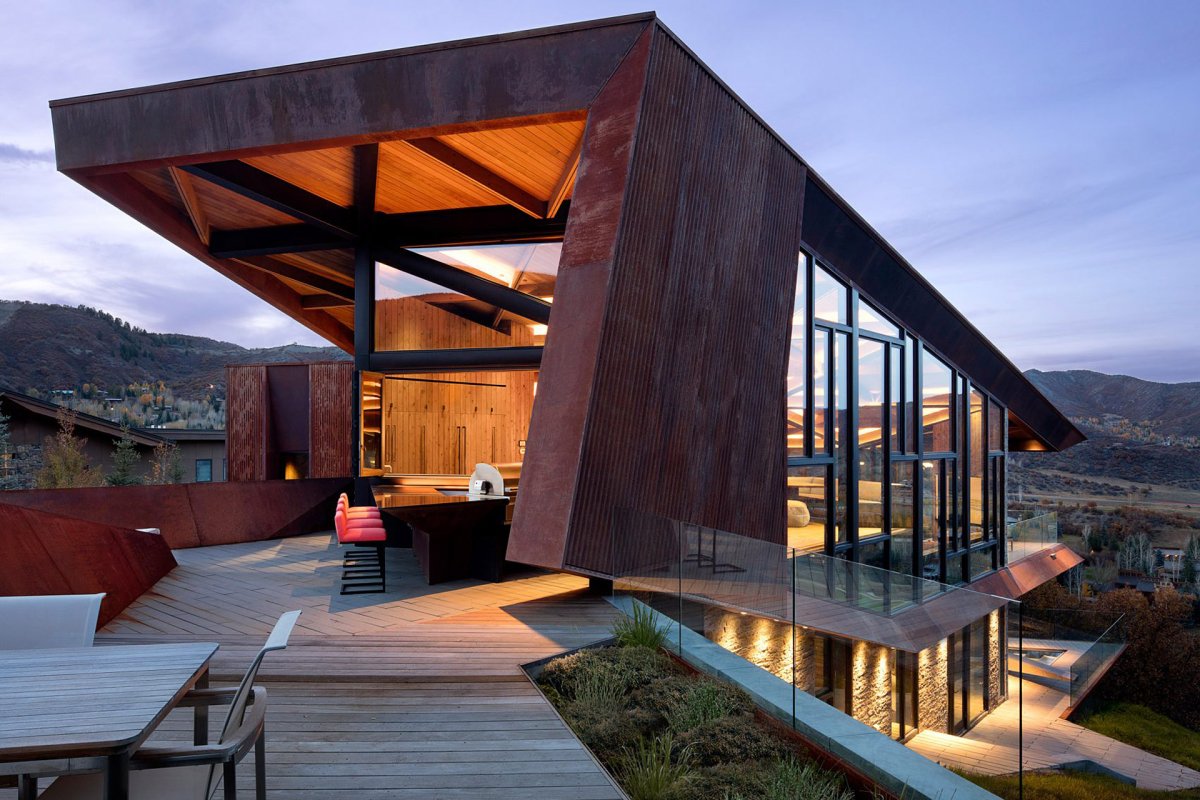 Дом с панорамными окнами