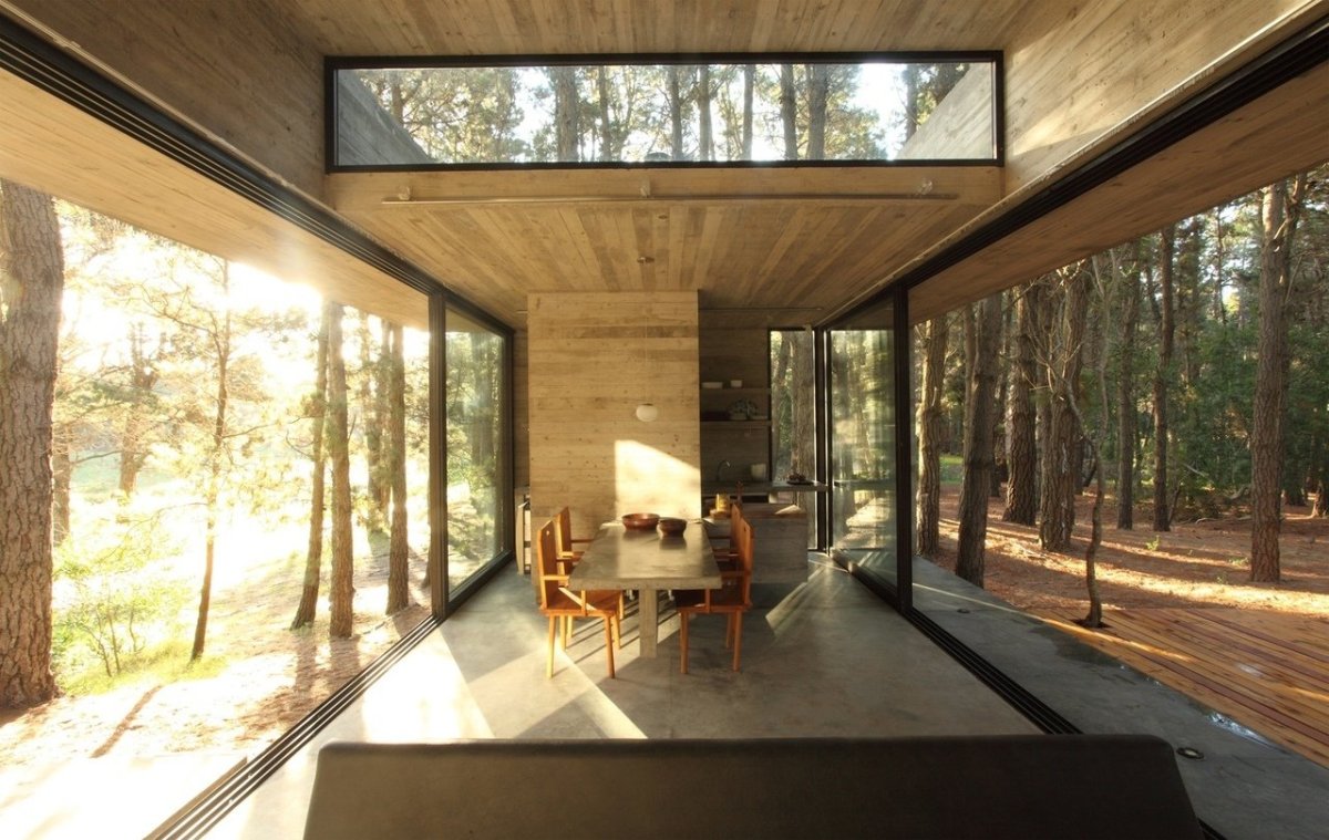 Дом с панорамными окнами