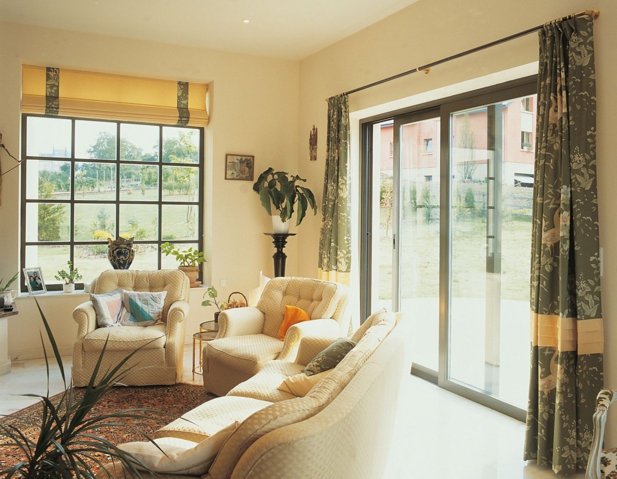 Уютная гостиная в коттедже