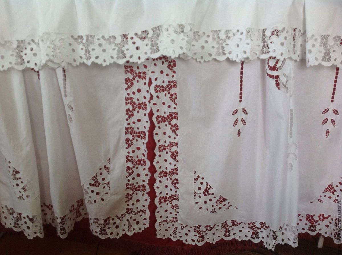 Строченые занавески Ришелье