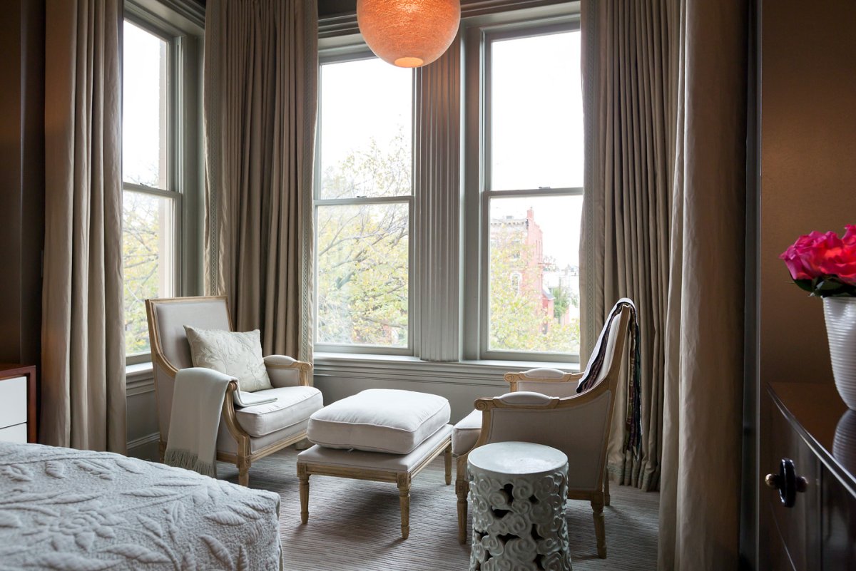 Шторы для высоких потолков