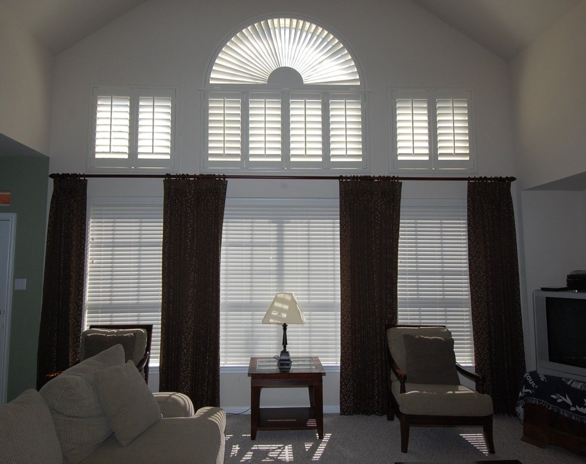 Шторы на очень высокие окна