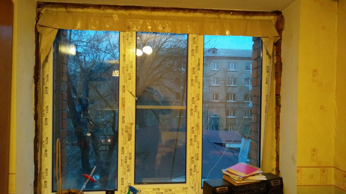 Декор откосов окон