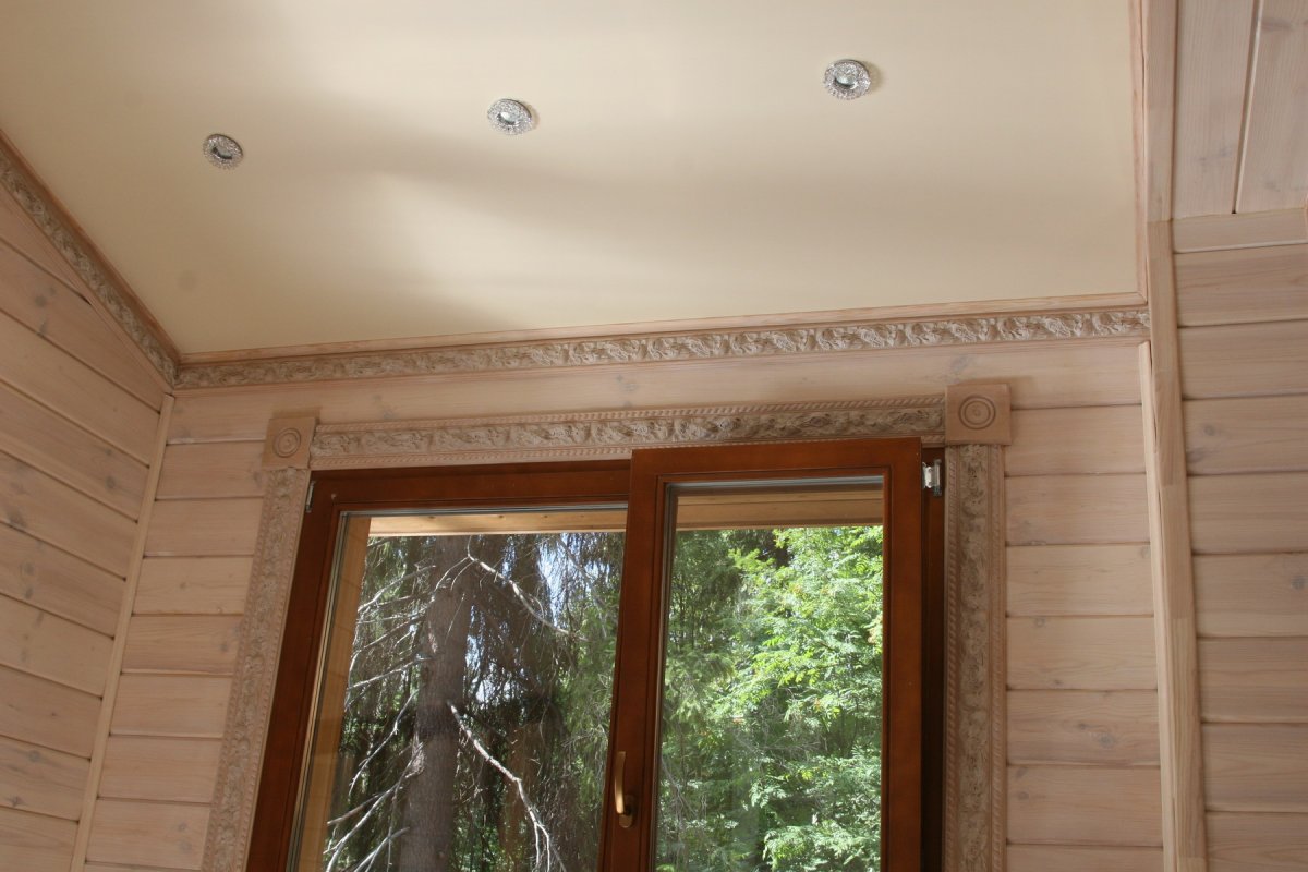 Обшивка откосов вагонкой