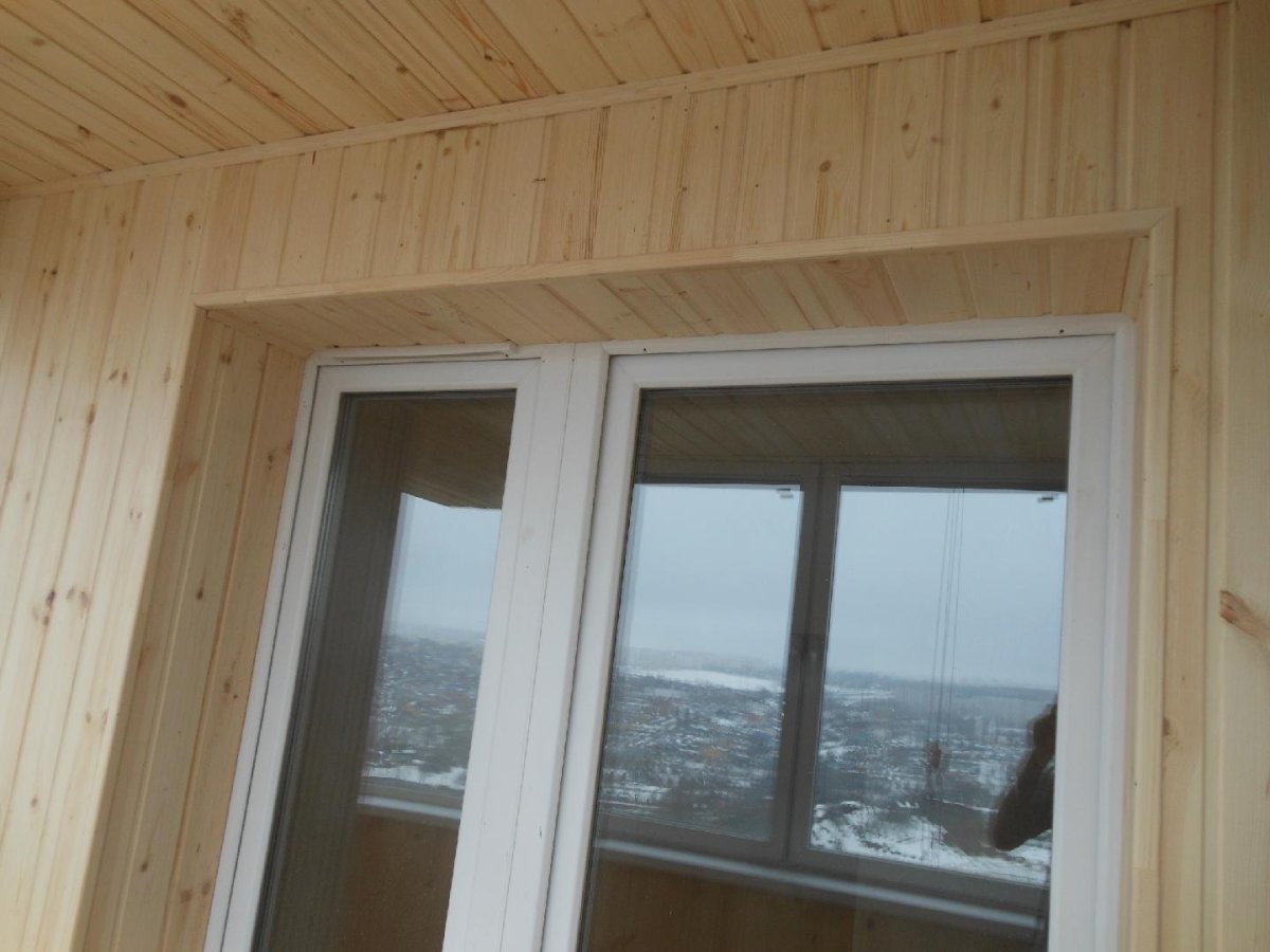 Подоконник вагонкой