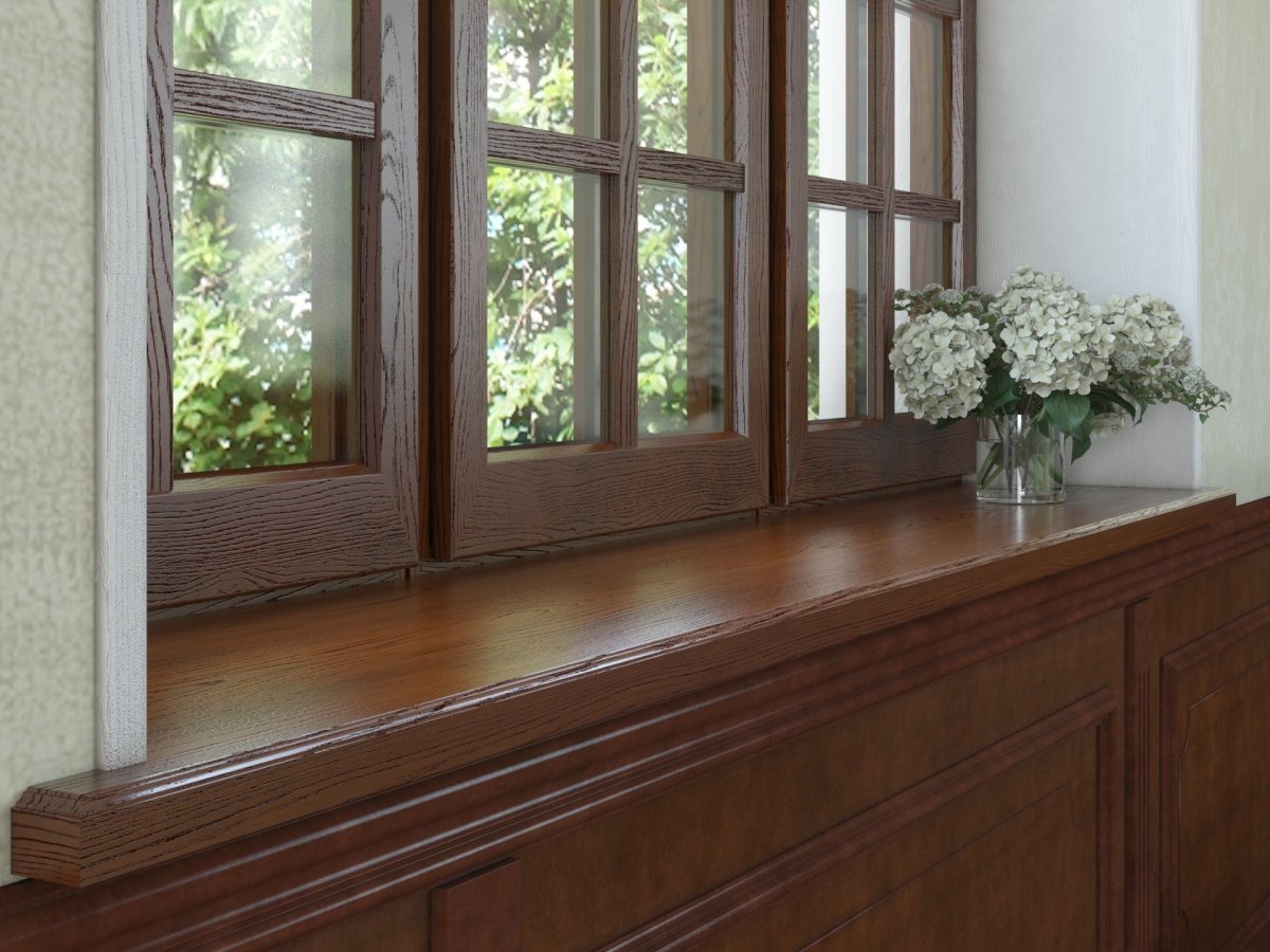 Откосы из дерева на окна