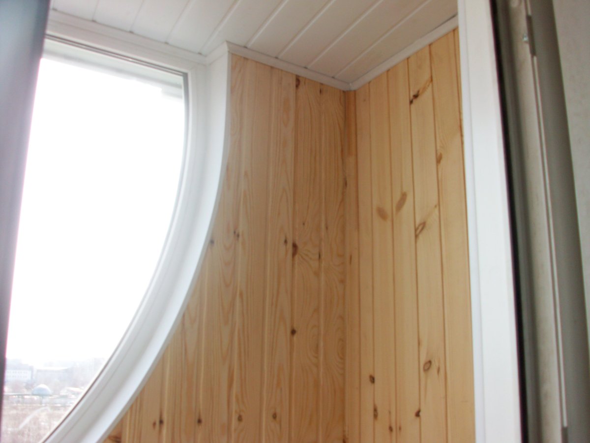 Обшивка откосов вагонкой