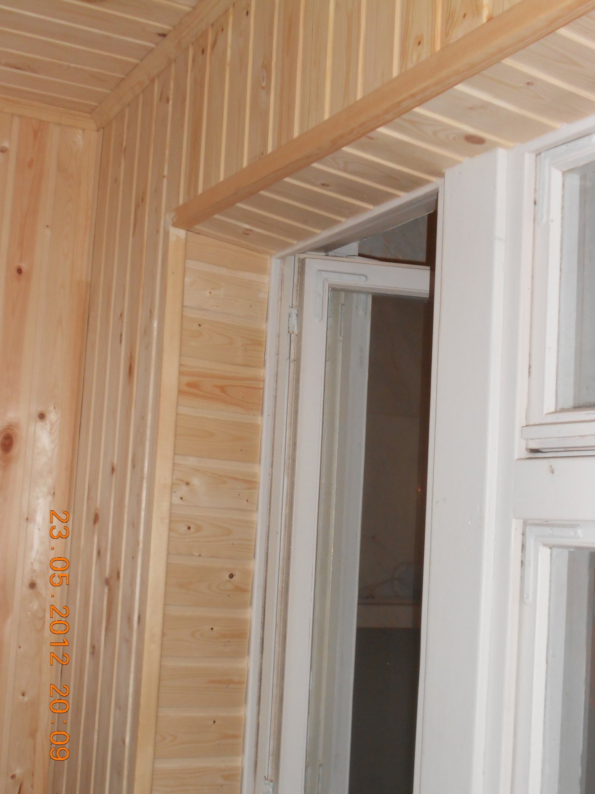 Откосы из вагонки