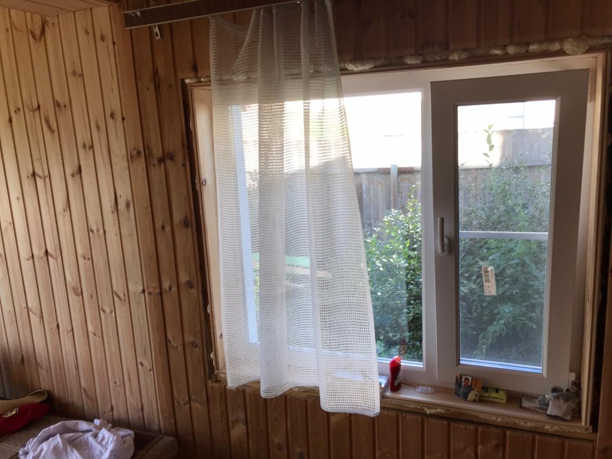 Отделка откосов деревянных окон