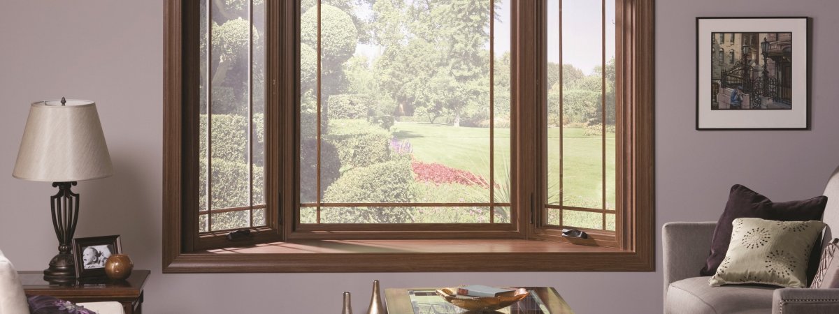 Пластиковые окна с ламинацией под дерево