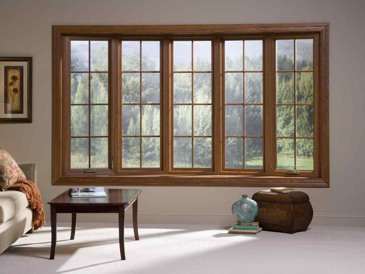 Черные окна в интерьере