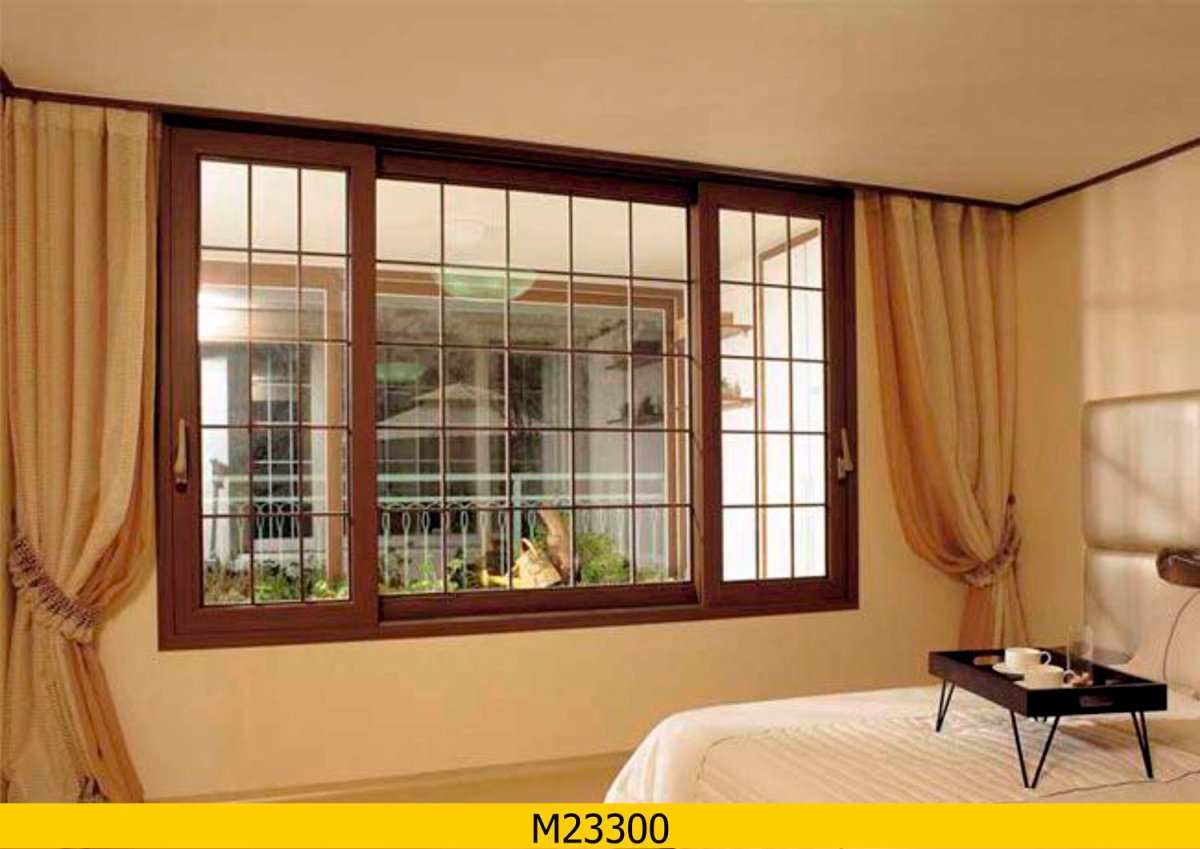 Коричневые окна в интерьере
