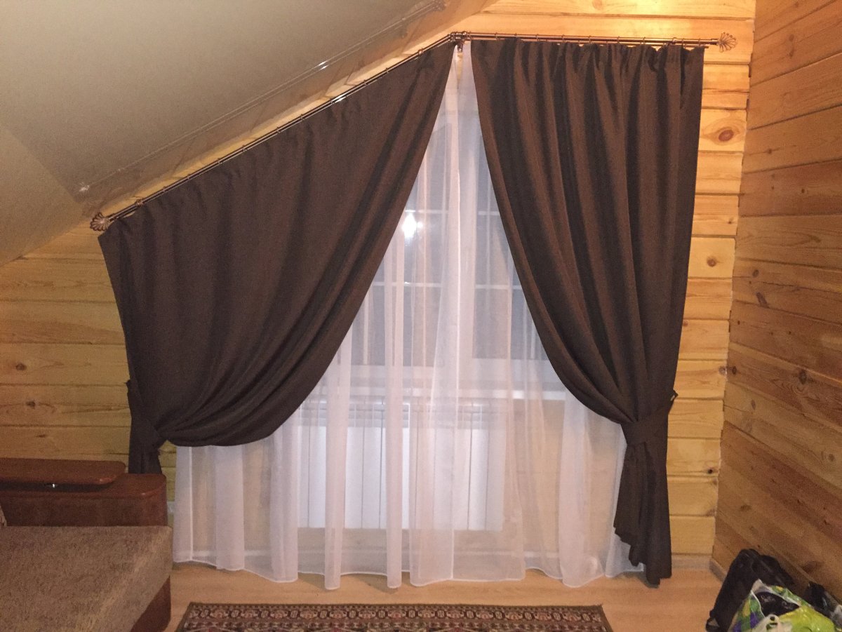 Шторы для нестандартных око