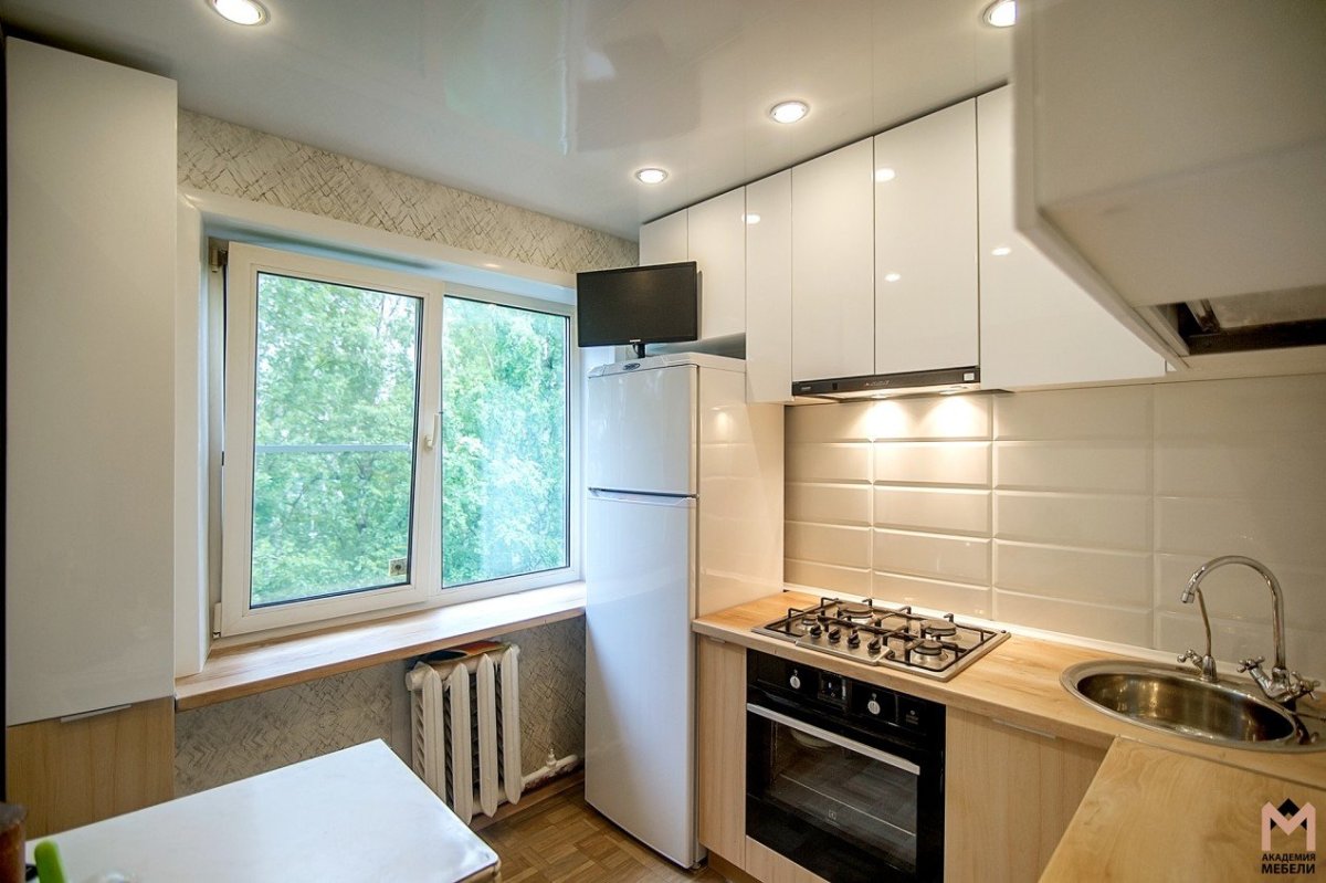 Кухни в панельных хрущевках