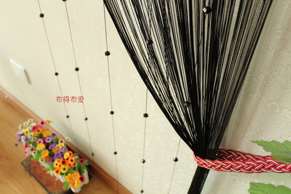 Занавески нити с бусинами