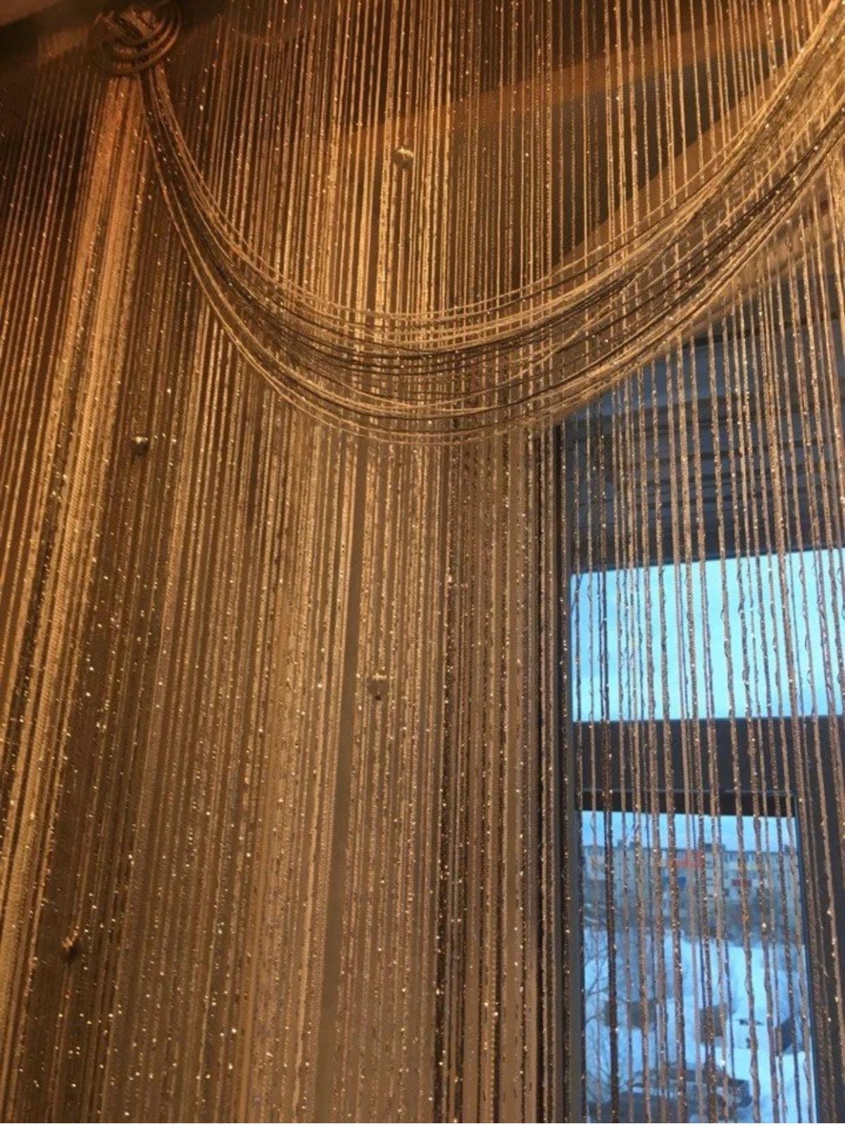 Нитяные шторы ВАШАКИСЕЯ кисея Радуга col 179 белая+серая+черная