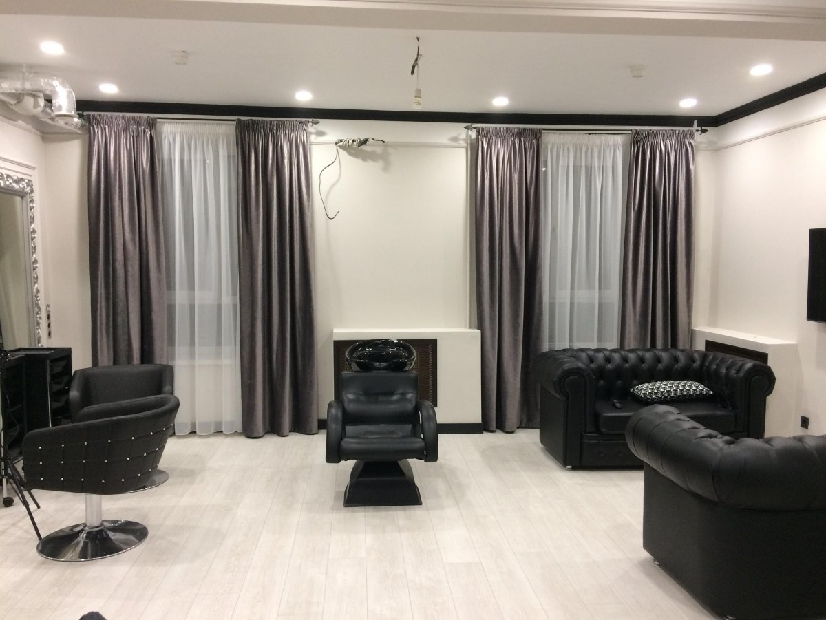 Занавески в кухню гостиную