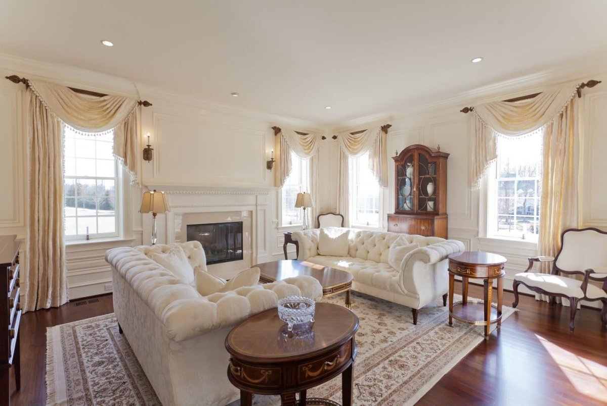 Шторы гостиная современный стиль