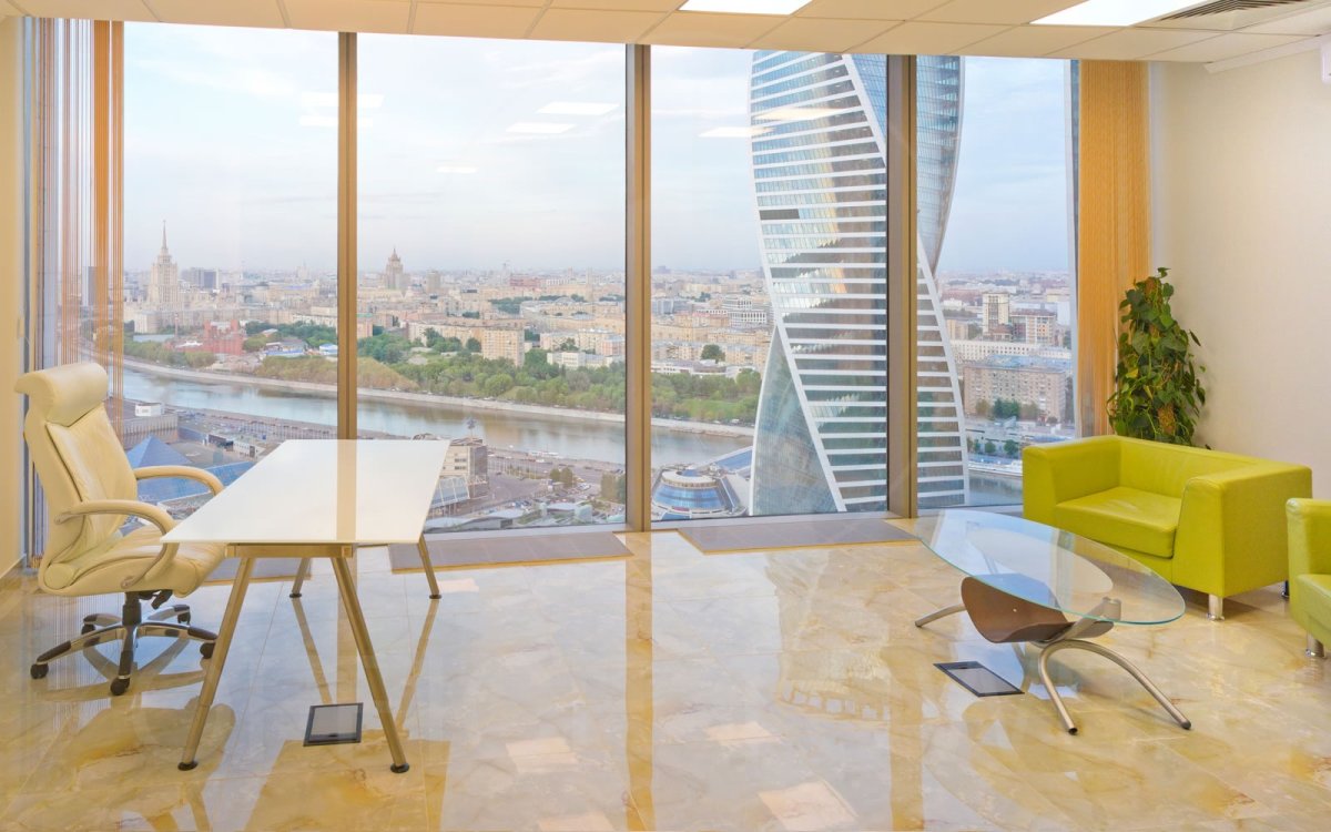 Панорамный вид из офиса