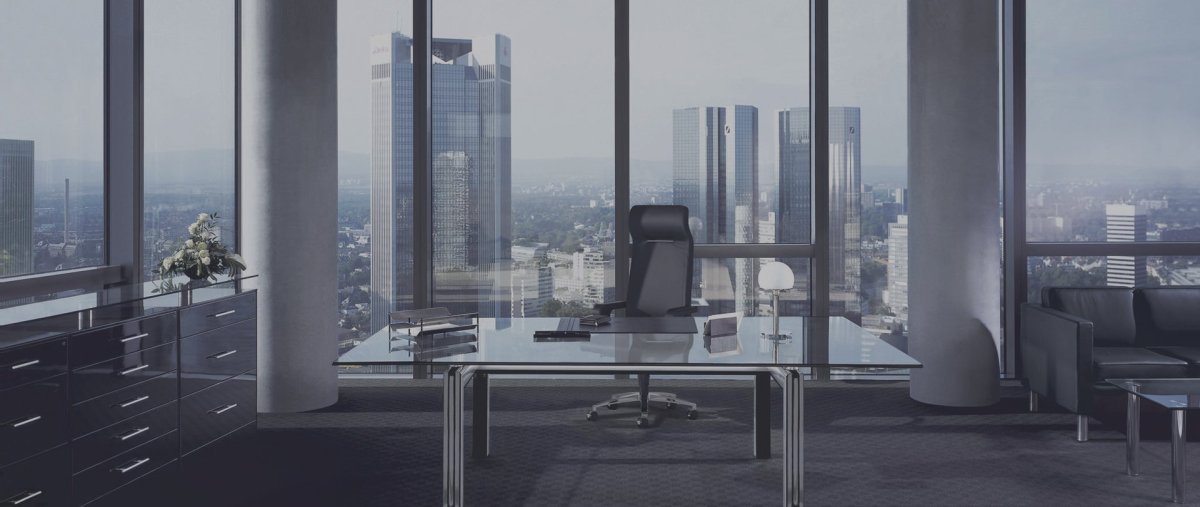 Офис с панорамными окнами