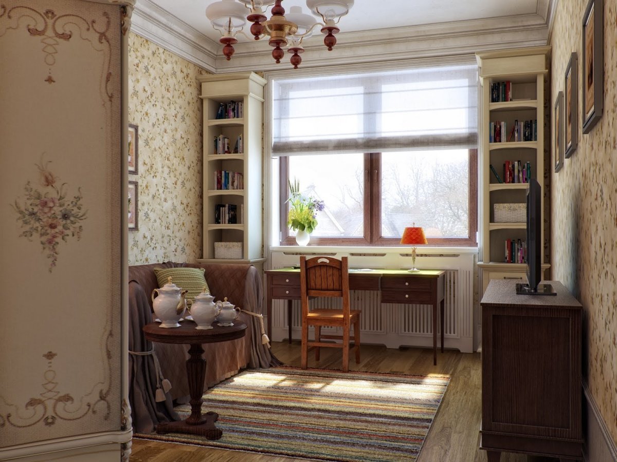 Прованс интерьер кабинета