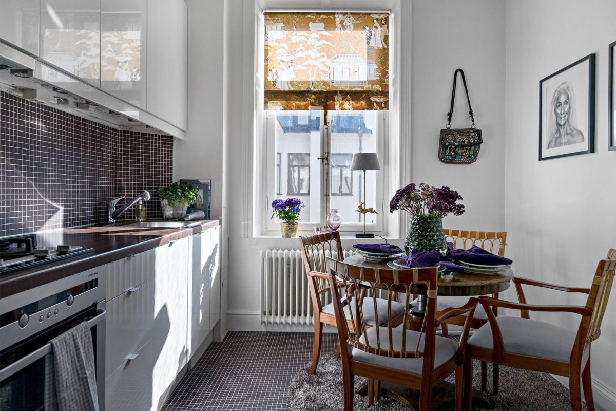 Шведский интерьер 50 кв м