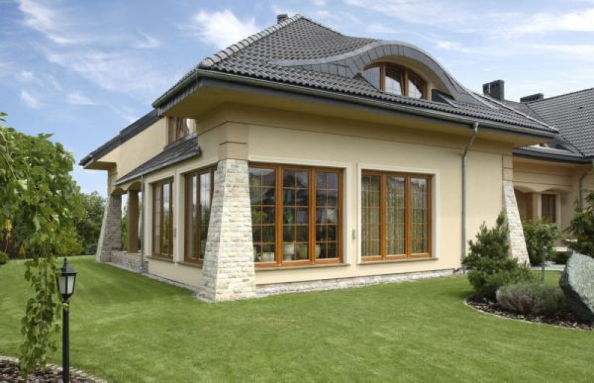 Витражные окна в частном доме